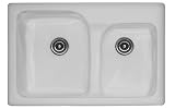 CorStone 25268 Sterling Silver with Microban Providence Providence Double Bowl 60/40 Self Rim Kitche