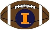 Illinois Fighting Illini (University Of) NCAA 15x24 Inches Football Rug
