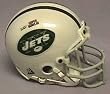 New York Jets Super Bowl Limited Edition Chrome Mini Helmet - Football Sports Merchandise