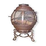 Uniflame Cast Iron Firepit, Antique Rust, 22-Inch Diameter