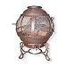Uniflame Cast Iron Firepit, Antique Rust, 22-Inch Diameter