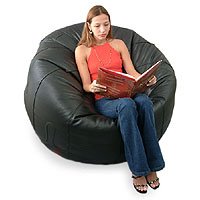 Leather Beanbag Couch