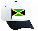 White Cap with Jamaica, flag, Jamaican