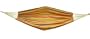 Brazilian Style Striped Fabric Hammock - Orange/Red