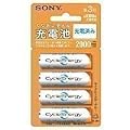 SONY 充電式ニッケル水素電池単3形(4本1組) 1000回充電可能 NH-AA-4BKA