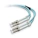 New - LO MULTIMODE AQUA FO CBL LC/LC 10Gb 15M - F2F402LL-15M-G