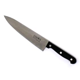 Gourmet 8-in Stainless Steel Traditional Chef's Knife - Full Tang Stamped by Cooks