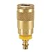 Coupler Body, Brass, Push On, 25 cfm