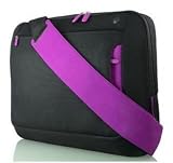 Belkin 15.6″ Laptop Case / 15.6 Laptop Messenger Bag with Shoulder Strap & Carrying Handle in Black with purple to fit: Asus X54C, Acer Aspire 5733Z, E1, V5-571, Samsung NP350V5C, NP550P5C, Chronos 700Z, 355V5C, 350E7C, HP Compaq CQ57, CQ58 250SA ,G6-1311,G6-2251SA , Toshiba Satellite C855-10Z, C855, Lenovo G580, G570, Lenovo Ideapad Z580, Dell M5110, Sony SVE1512K1EB, Sony SVE1512J6EW, Apple Macbook Pro and all the tablets, laptops, notebooks and netbooks up to 15.6″ size