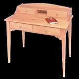 Office Desks Country Pine Solid Pine, Shaker Office Desk Unfinished Pine Ki ....
