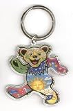 Grateful Dead Dancing Bear Keychain