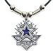 Dallas Cowboys Leather Cord Necklace