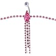 Swarovski Passion Pink Heiress Chandelier Belly Chain