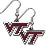 Virginia Tech Hokies Enameled Zinc Logo Earrings - NCAA College Athletics Fan Shop Sports Team Merchandise