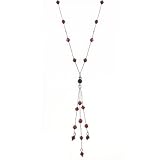 Burnished Collectibles Jet & Siam Hues Y Style Necklace