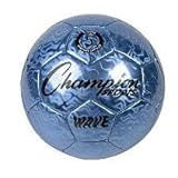 Soccerball, Size 5, Wave Holograph BLUE, New