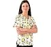White Cross Lemondrop Junior Fit V-Neck Nursing Scrub Top