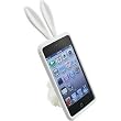 Bunny Skin Case With Furry Tail for Apple iPod Touch 4th Generation, White