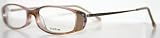 BEBE GLAM Women's Brown Eyeglass Frame
