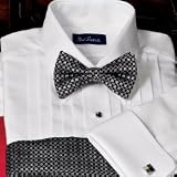 5-Pleat Straight Collar Tuxedo Shirt