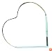 Hortense B. Hewitt Wedding Accessories Heart Shape Photo Cake Top, 4 by 4-Inch