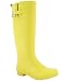 Capelli New York Matte Solid With Gusset, Metal Buckle And Strap Rain Boot Fireworks Yellow 6