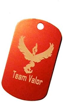 Team Valor Pet Collar Tag - Inspired by Pokemon Go