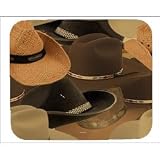 Cowboy Hat Hats Collection Design Art Mouse Pad Mousepad