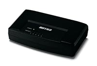 BUFFALO 10/100M 5ポート スイッチングHub ブラック LSW3-TX-5EPL/B