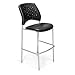 OFM 328S-VAM-604 Stars Cafe Height Vinyl Silver Chair, Charcoal