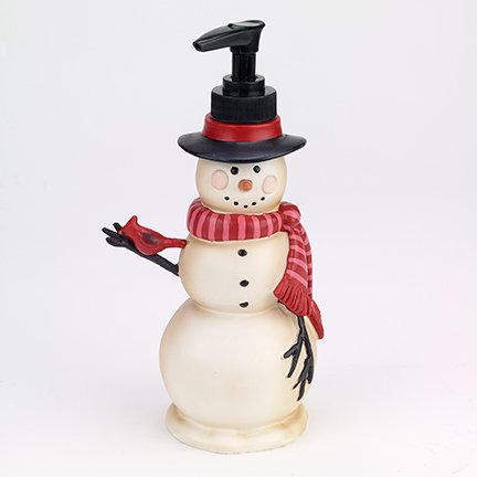 Tall Snowman Lotion Pump Avanti Linens