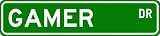 GAMER Street Sign ~ Personalized Family Lastname Sign ~ Gameroom...