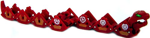 Bakugan New Vestroia Bakuneon LOOSE Single Figure Special Attack TRAP Pyrus Nova 12 (Red) Pythantus images