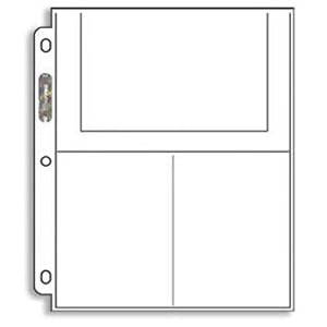 Ultra-Pro 3-Pocket Pages (4X6) - 100 Pages per box (Quantity of 1) [Misc.]