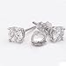 14K White Gold Round Brilliant Diamond 4-Prong