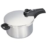 Manttra Smart 6 Quart Stainless Steel Pressure Cooker by Mercantile International