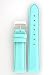 Watch Band Patent Leather Baby Blue Ladies Built In Spring Bars
