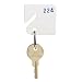 MMF Industries Snap-Hook Key Tag, White, 20 per Pack (2013001AA06)