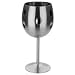 MIU France 3702A Stainless Steel Dimpled Wine Glass