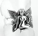 Sterling Silver Fantasy Fairy / Faery Pixie Ring (Size 4,5,6,7,8)