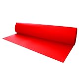 Designer Felt Solid Bright Red 3MM ThickX 70.9 (other sizes and colors available)