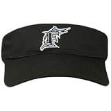 VISOR HAT MLB FLORIDA MIAMI MARLINS BLACK COTTON NEW