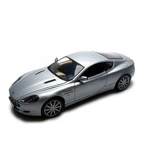 Aston Martin Db9 Silver Diecast Car Model 1/18