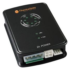 New Thermaltake Dr. Power Plastic Tester A2358 for ATX 12V 2.0 Power Supply Black High Quality