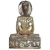 ShalinCraft Collectible-Figurines Hindu Religious Statue Brass Sculpture Lord Buddha 4 