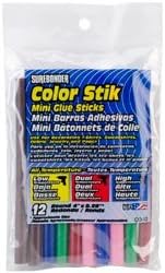 Bulk Buy: FPC All Temp Color Stik Mini Glue Sticks 5/16"X4" 12/Pkg CO-12V (5-Pack)