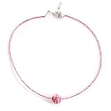 Beads and Metal Pink Necklace "Boogie Rights" -Fair Trade Gifts