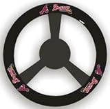 Atlanta Braves Leather Steering Wheel Cover