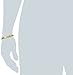 Men's Gold-Tone Stainless Steel 6mm Curb Chain Identification Bracelet, 8.5