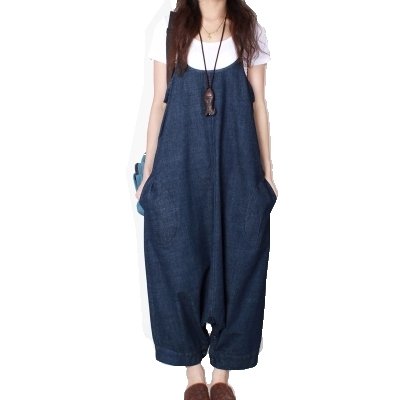 office mushroom サロペット レディース ゆったり デニム スカート 2WAY